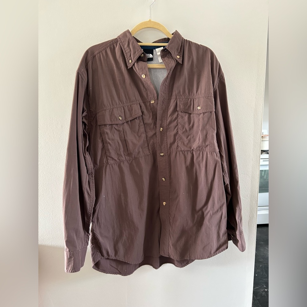 North Face fishing shirt